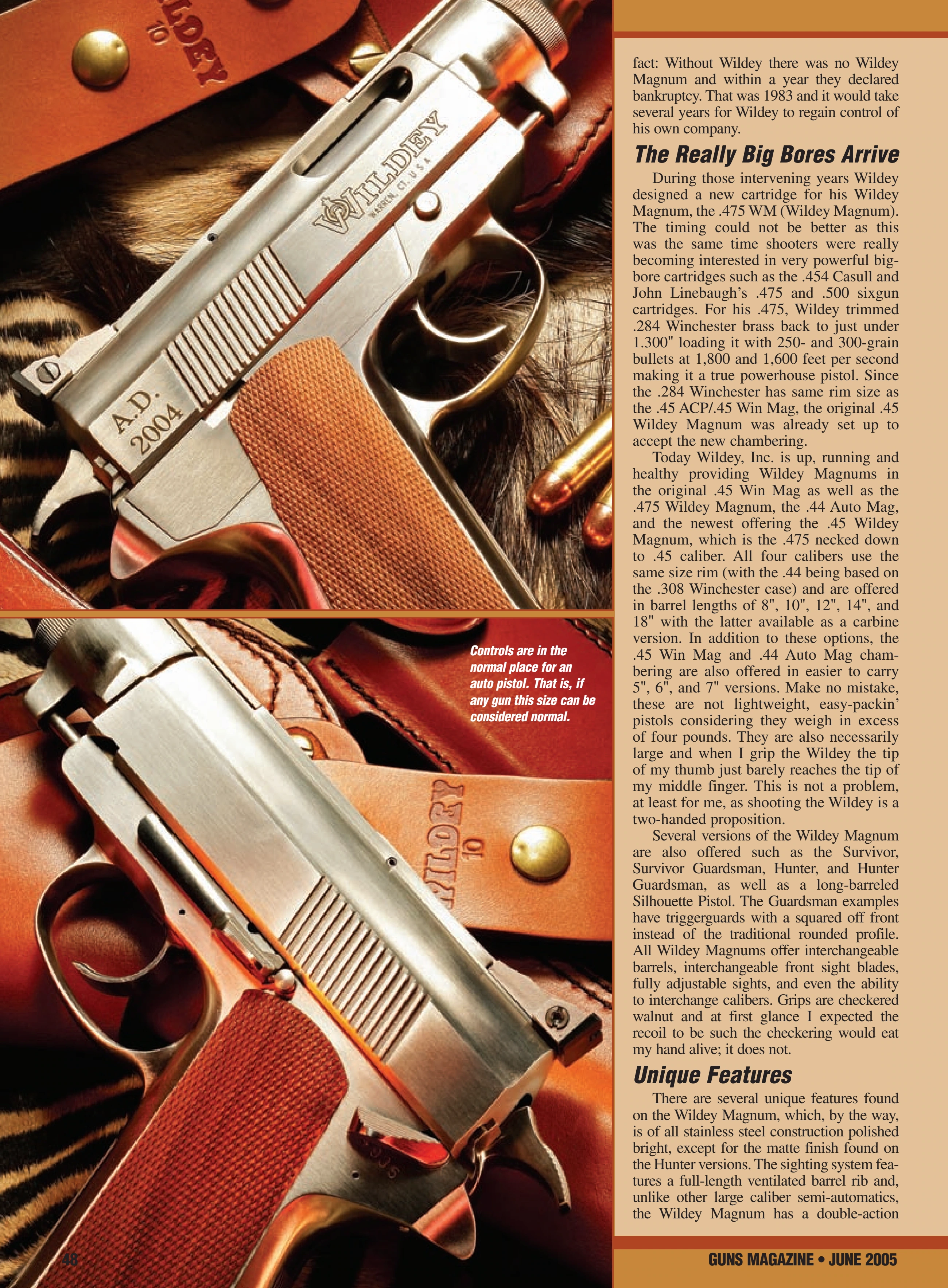 The Wildey Survivor, original article, page 5