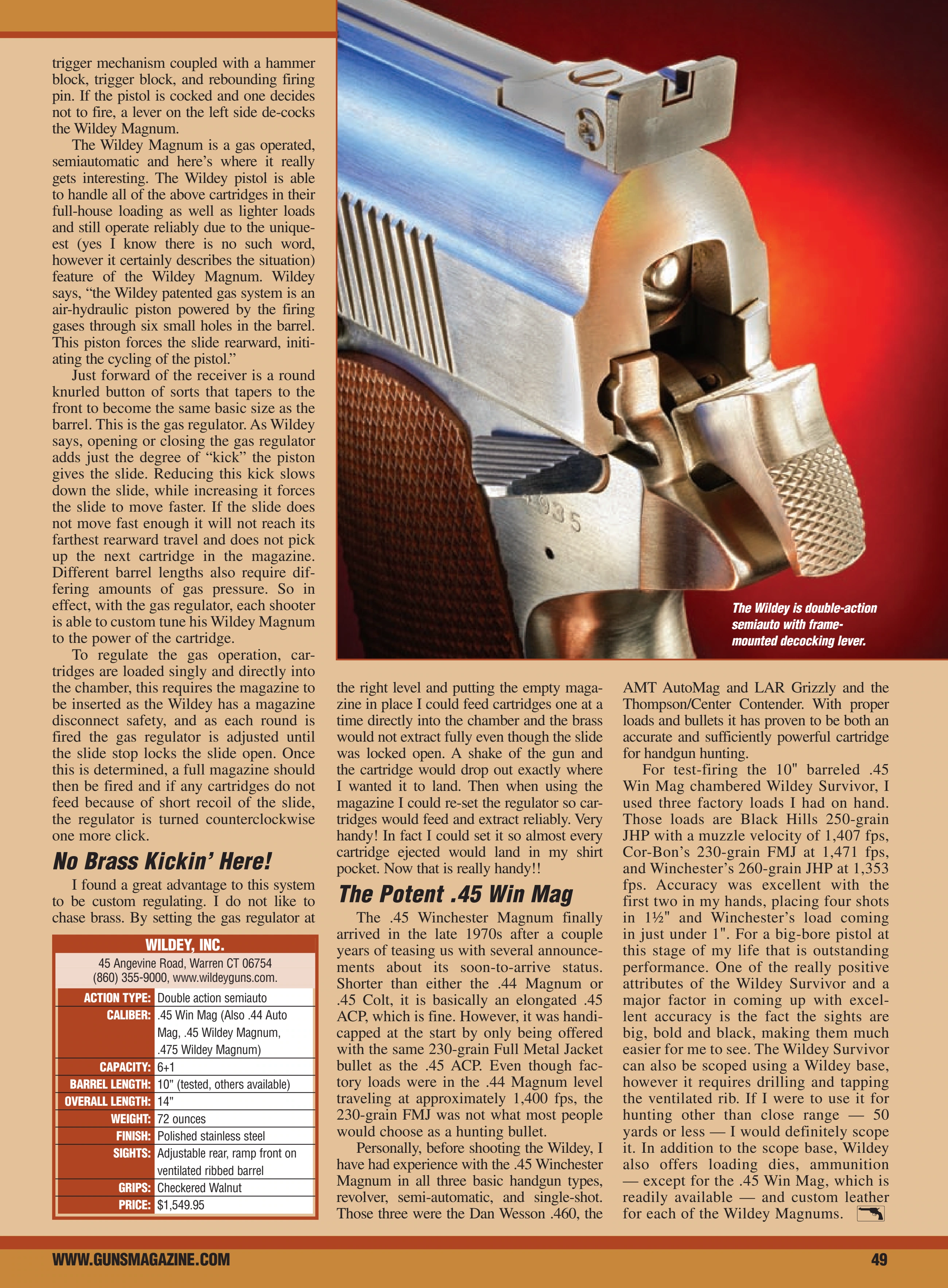 The Wildey Survivor, original article, page 6